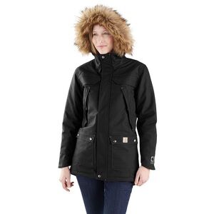 Carhartt Quick Duck Sawtooth Parka Jacket
Coat Fur Hood